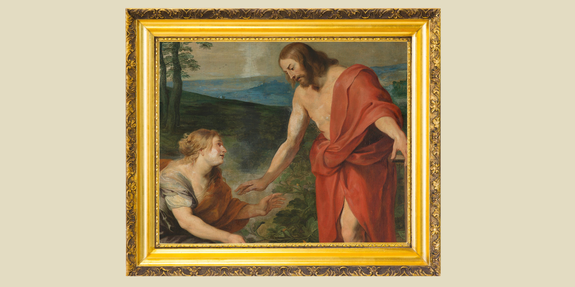 The Ressurection of our Lord meeting St. Mary Magdalene